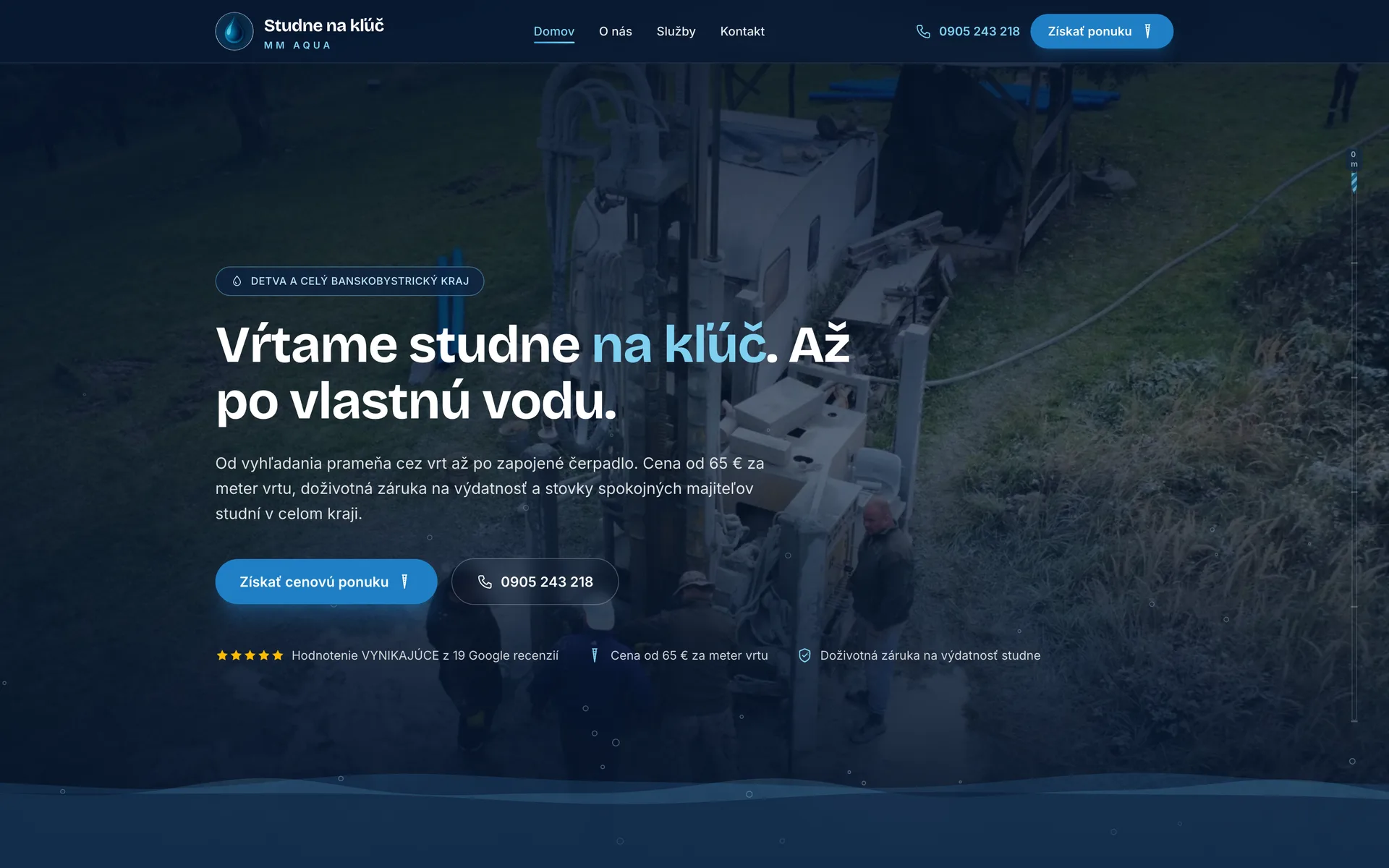 Web Studne na kľúč Detva