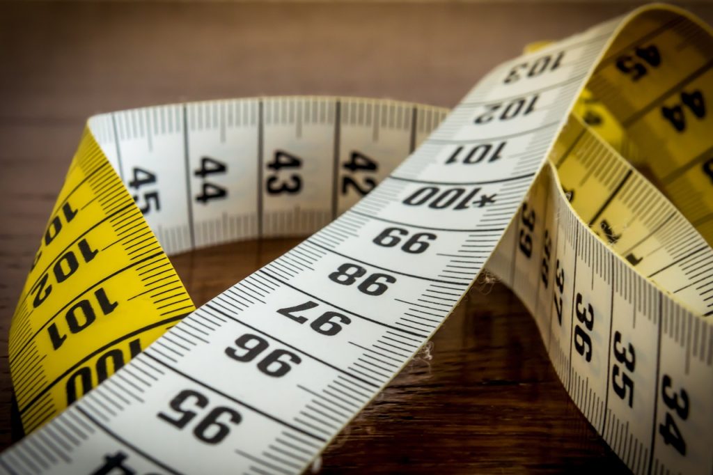 krajčírsky meter na meranie